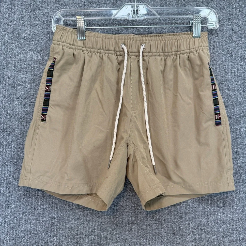 Wowie Sapien 2.0 Shorts Mens Small Khaki Stretch Liner Aztec Southwest